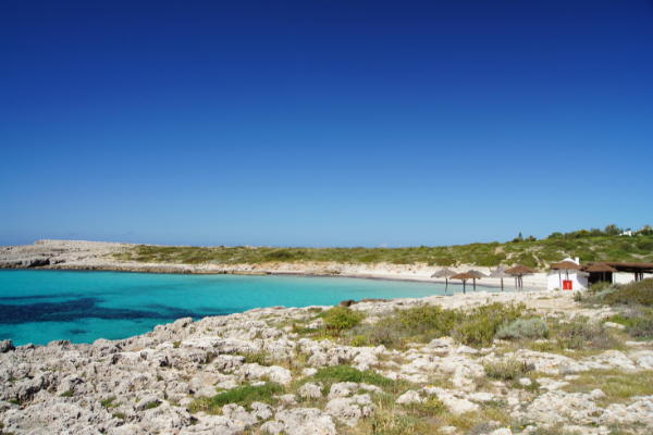 Binibeca Beach in Menorca